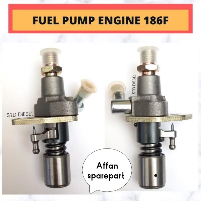 fuel pump engine mesin diesel solar Km186 bospom km186F km186 FA pompa solar komplit