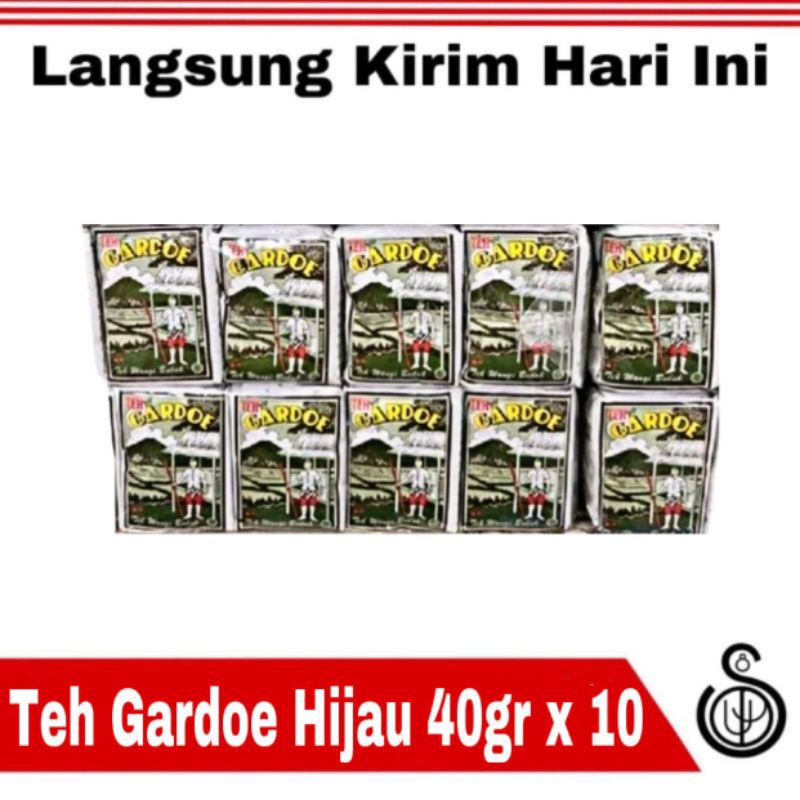 

Teh Gardoe Hijau Asli 40gr isi 10 Bungkus
