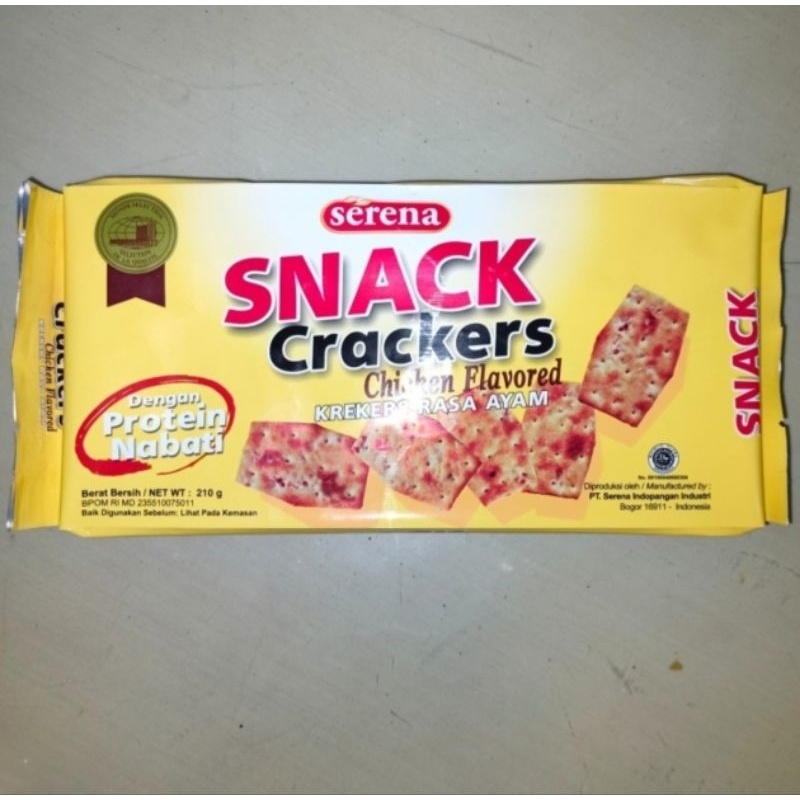 

SERENA SNACK CHICKEN CRACKERS 210GR