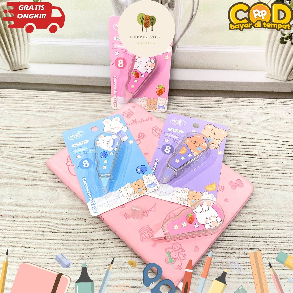 

Correction Tape Jinuo Animal Zoo Alat Tulis Koreksi Stationery
