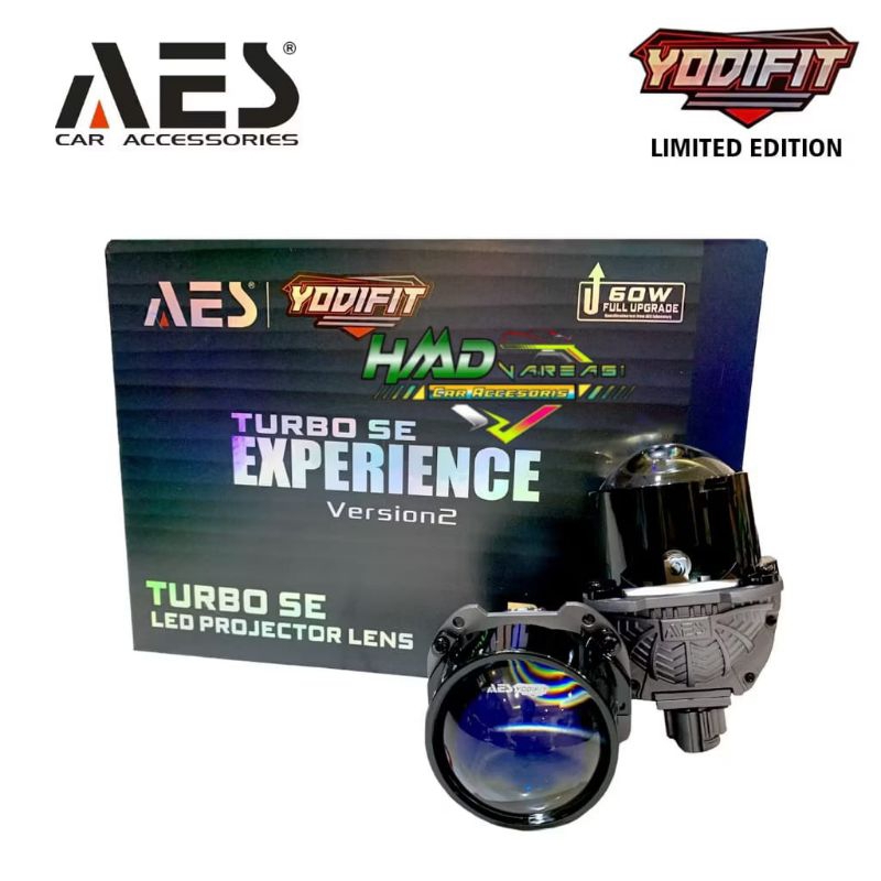 LAMPU LED Projector AES Turbo SE Experiance V2 2,5 Inch Version 2 Limited Edition Influencer - AKANG