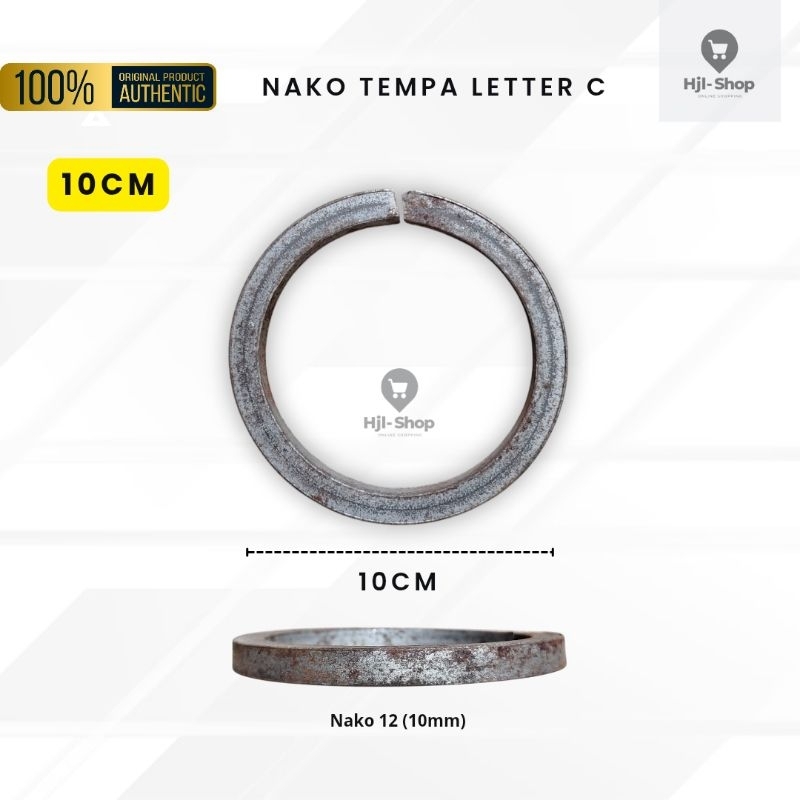 Nako Tempa Letter O 10cm Nako 12 (10mm) - Aksesoris pagar tralis dll