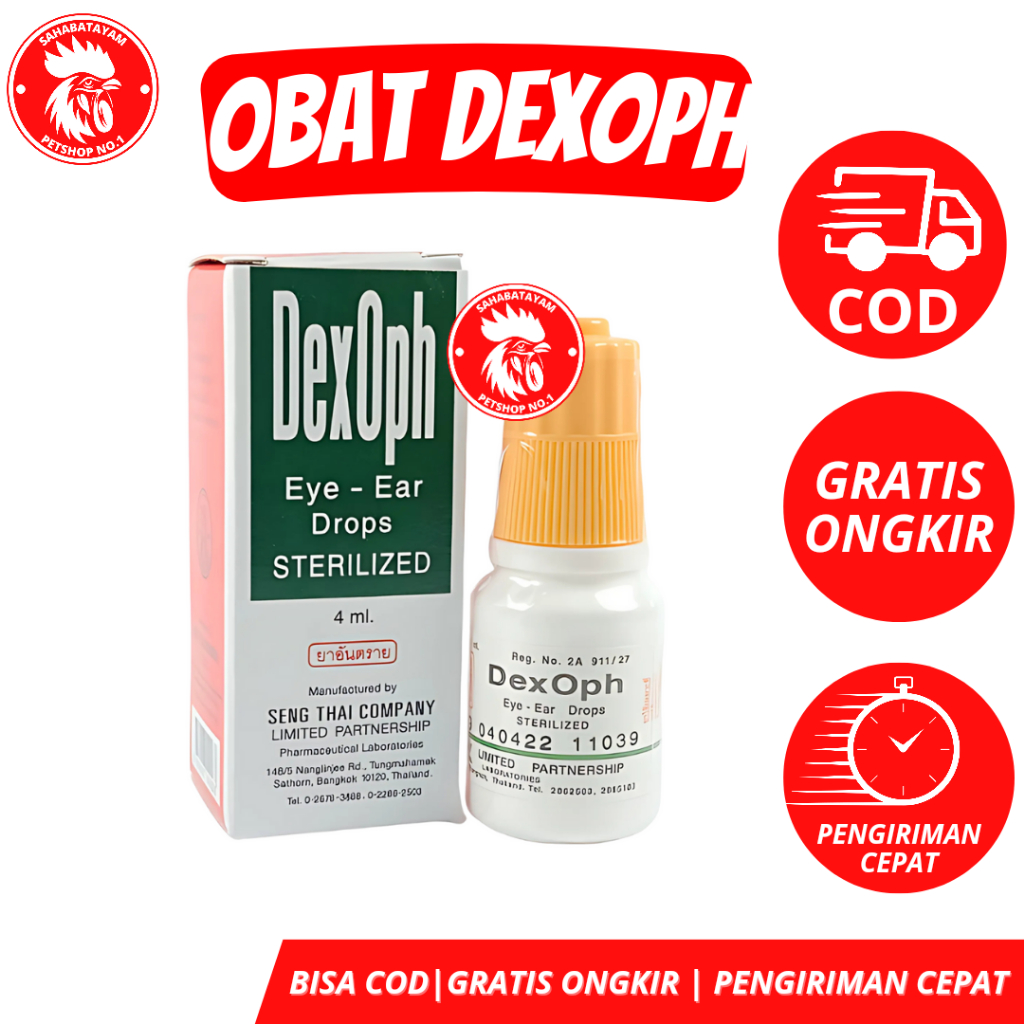 Dex oph Obat Mata dan Telinga Ayam Obat Mata Ayam Berair Obat Ayam Congekan Obat Mata Ayam Terkena I