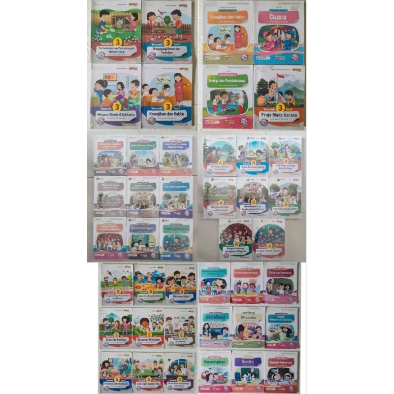 

Buku Tematik Kelas 3 4 5 6 SD Kurikulum 2013 Platinum Edisi Revisi AKM