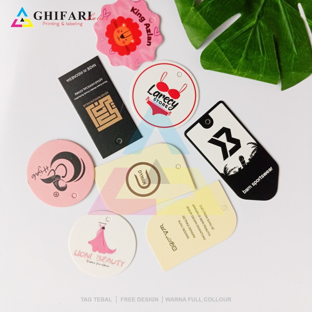 

hangtag premiun 700grm / hang tag / hangtag tebal / hangtg baju custom