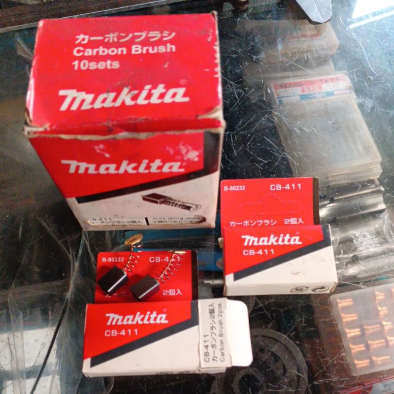 Carbon brush makita CB 411, spul kul arang makita CB411, untuk gerinda tangan makita maktek moderen 