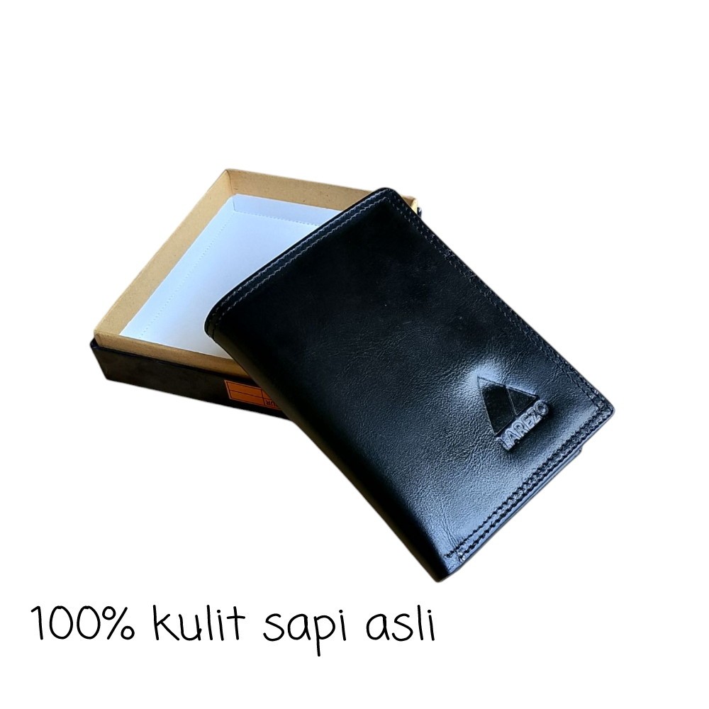 dompet pria berdiri kulit sapi asli - dompet kulit pria berdiri 100% kulit asli - dompet kulit pria