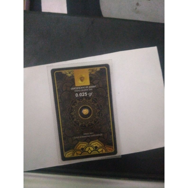 mini gold 0,025 gram