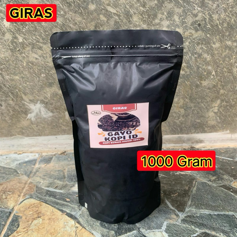 

Bubuk Kopi Giras Murni Premium 1 Kg Jaminan Rasa Mantep | Gayo Kopi Id