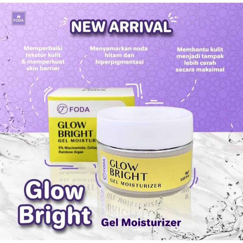 Foda Gel Moisturizer Glow bright