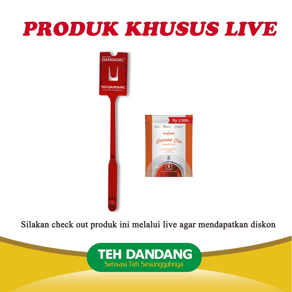

Teh Dandang Jasmine 1 Renceng Free Tongkat Tol