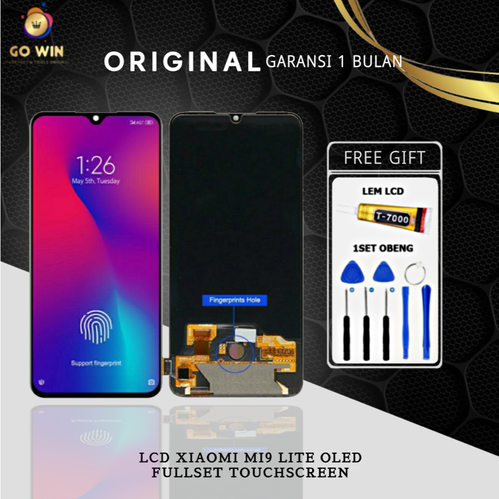 ORIGINAL LCD OLED XIAOMI MI9 LITE / MI 9 LITE / MI CC9 FULLSET TOUCHSCREEN