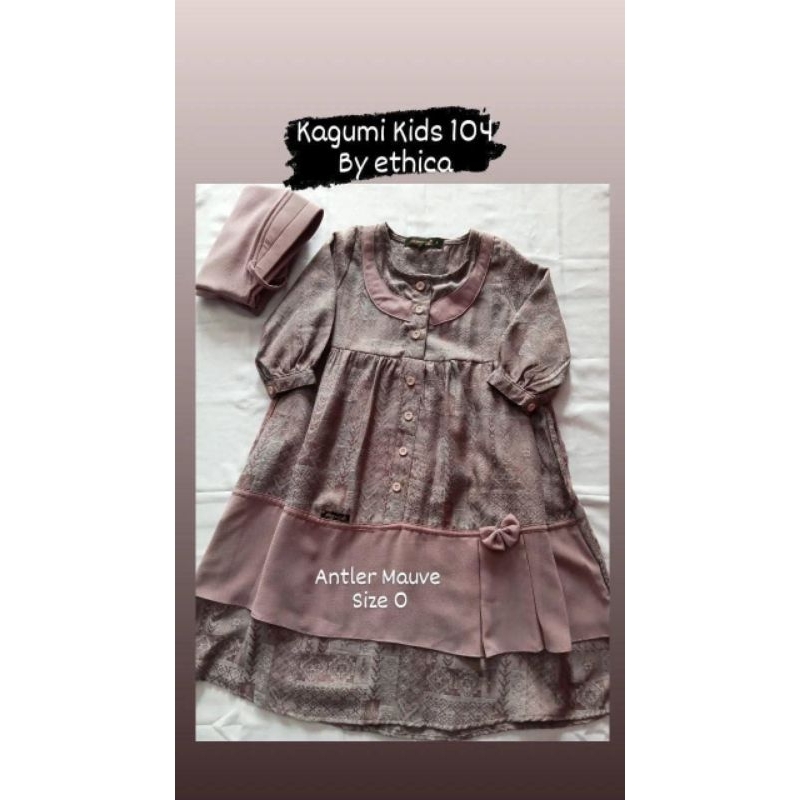 Set Gamis anak Kagumi kids 104 Ethica