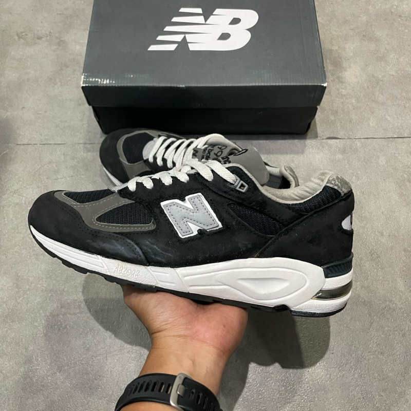 New Balance 990v2 Black White #M762