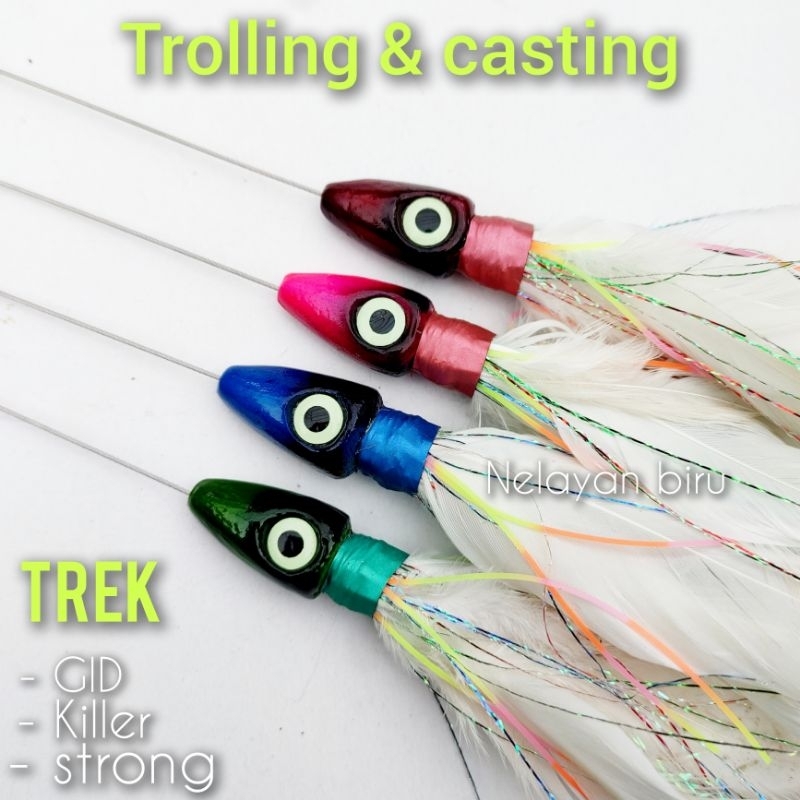"TREK" UMPAN CASTING TROLLING PREMIUM/UMPAN  IKAN TENGGIRI/GT