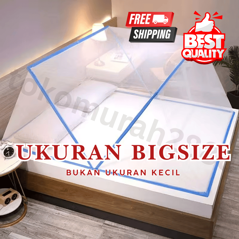 Kelambu Tenda Kelambu Lipat Kelambu Nyamuk Kelambu Tidur Jumbo/ Kelambu Lipat Ukuran Kecil-Besar