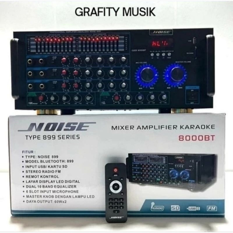 Power amplifier Noise 8000BT original bluetooth Noise 8000 BT