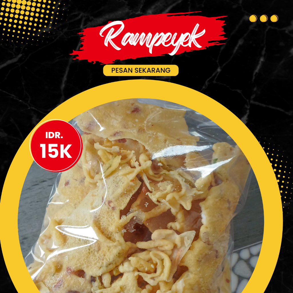 

PEYEK KACANG SPESIAL 250 gr / 500gr / 1kg termurah TERLARIS Peyek Kacang Tanah Gurih Renyah