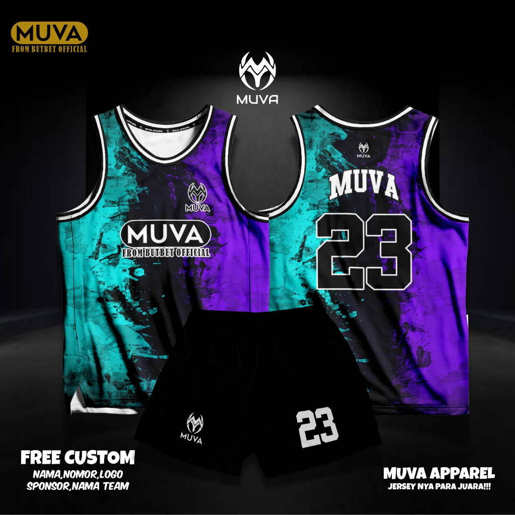 Jersey basket free custom nama full printing / jersey basket casual / jersey basket custom - Duo Ton