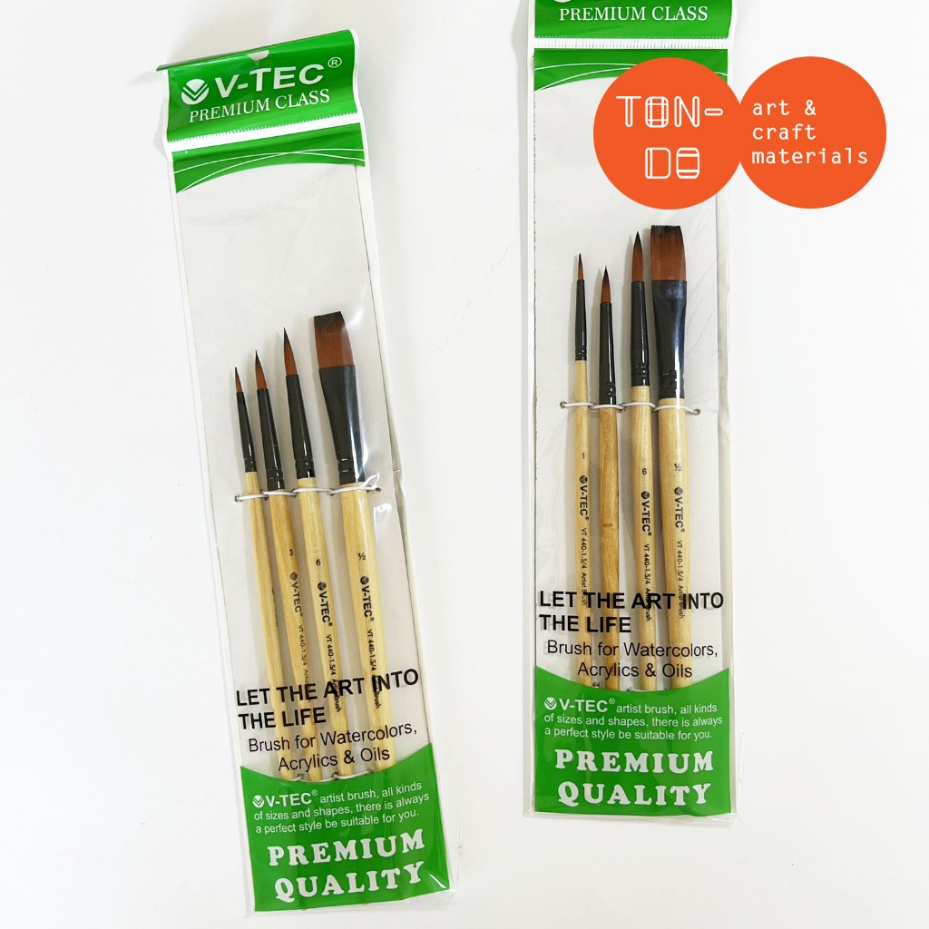 

KUAS VTEC ARTIST BRUSHES TYPE : VT 440-1.S/4