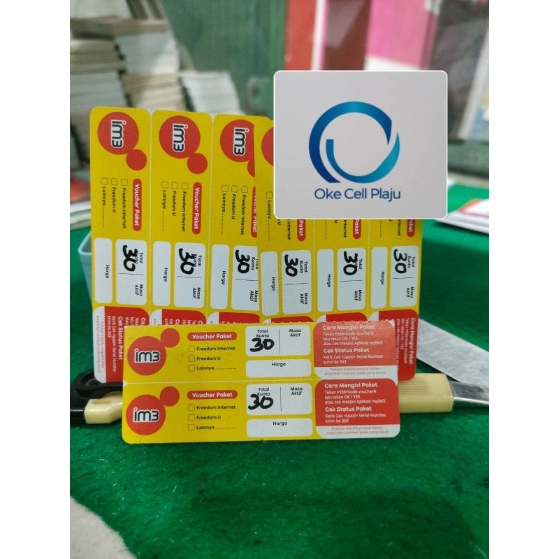 Voucher Indosat 30Gb (40gb/28hari)