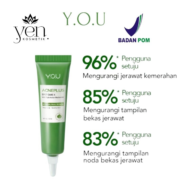 YOU ACNE PLUS SPOT CARE OBAT TOTOL JERAWAT OBAT JERAWAT