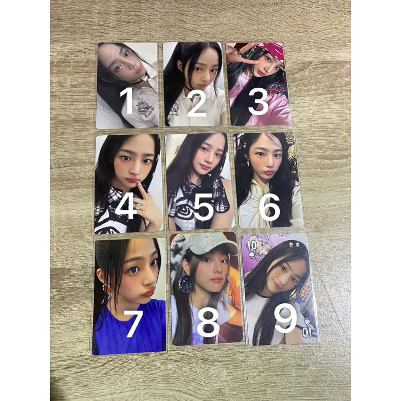 official minji newjeans pc photocard
