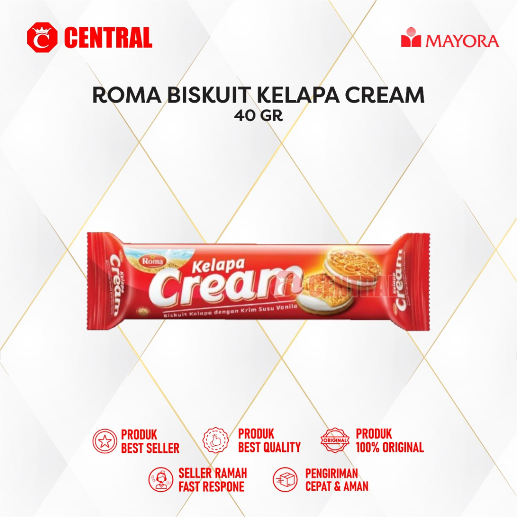 

ROMA BISKUIT KELAPA CREAM 40G