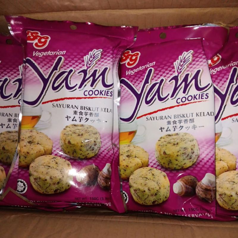 

Roti keladi yam cookies SG 1dus