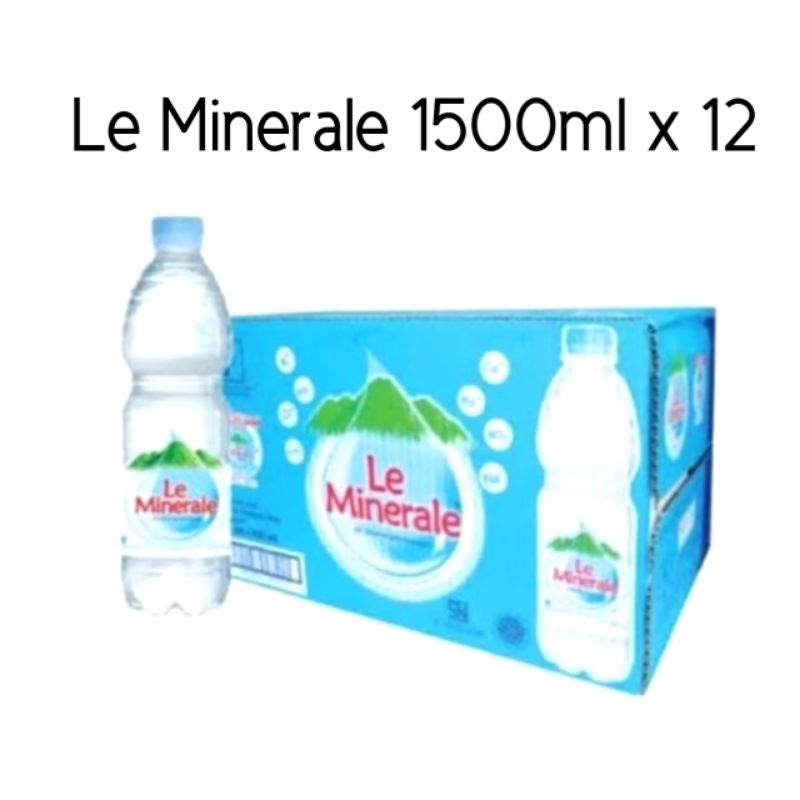 

LE MINERAL 1500ml 1DUS ISI 12 BOTOL
