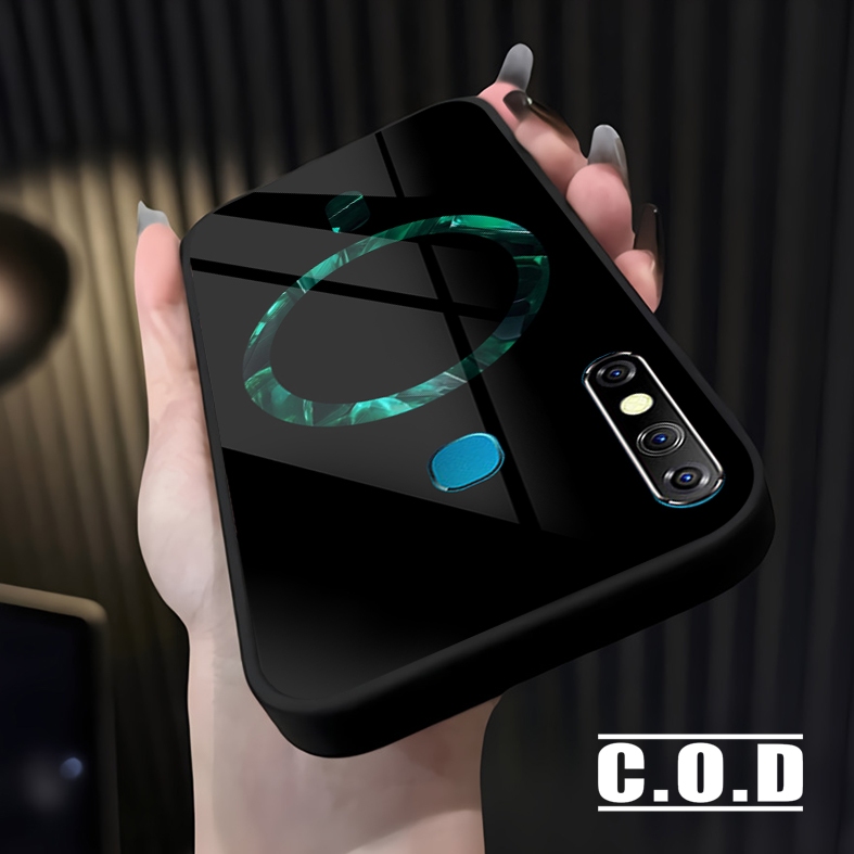 Qua Case Softcase Hp Infinix NOTE 8 Terbaru Case kaca kilau glosy -softcase infinix - case RG30