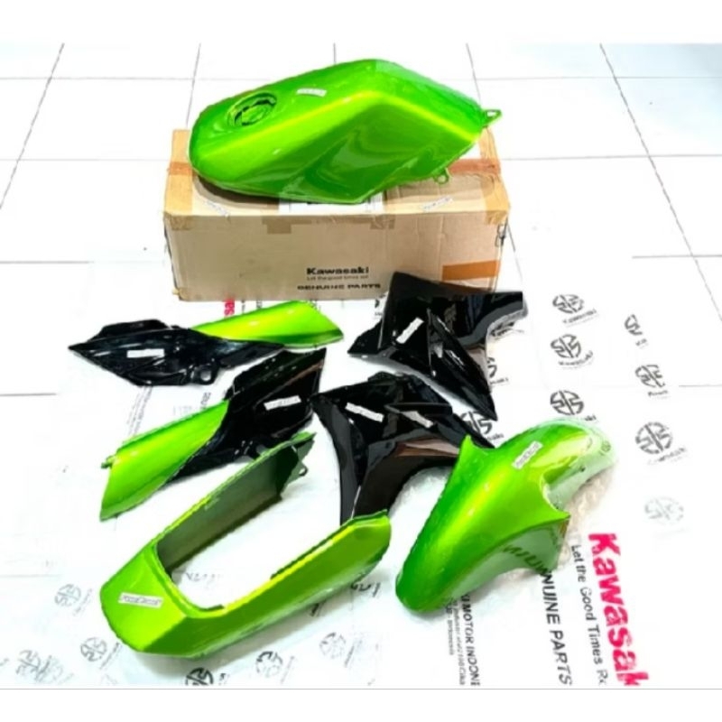 Full body Ninja R SS hijau metalik Original kawasaki