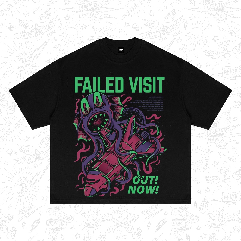 Kaos Hitam "RIDER MOTOR" - Desain Grafiti Retro Streetwear Trendy dengan Teks Bold & Simbol Urban