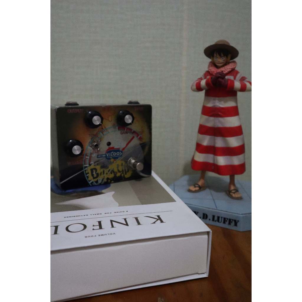 FX Stompbox Vitoos Distortion Booster Original Efek Gitar Distorsi Booster Second