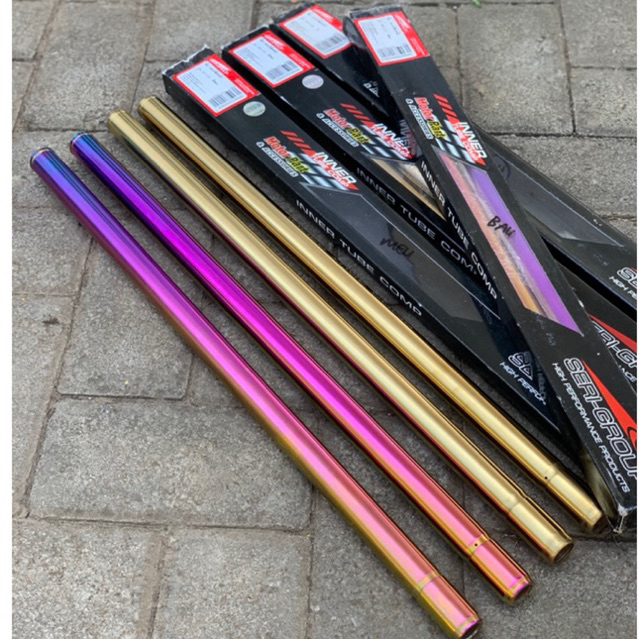 INNER TUBE AS SHOCK 26mm GOLD RAINBOW AS SKOK 26mm SONIC SUZUKI SATRIA FU RAIDER 150 ORIGINAL INNER 