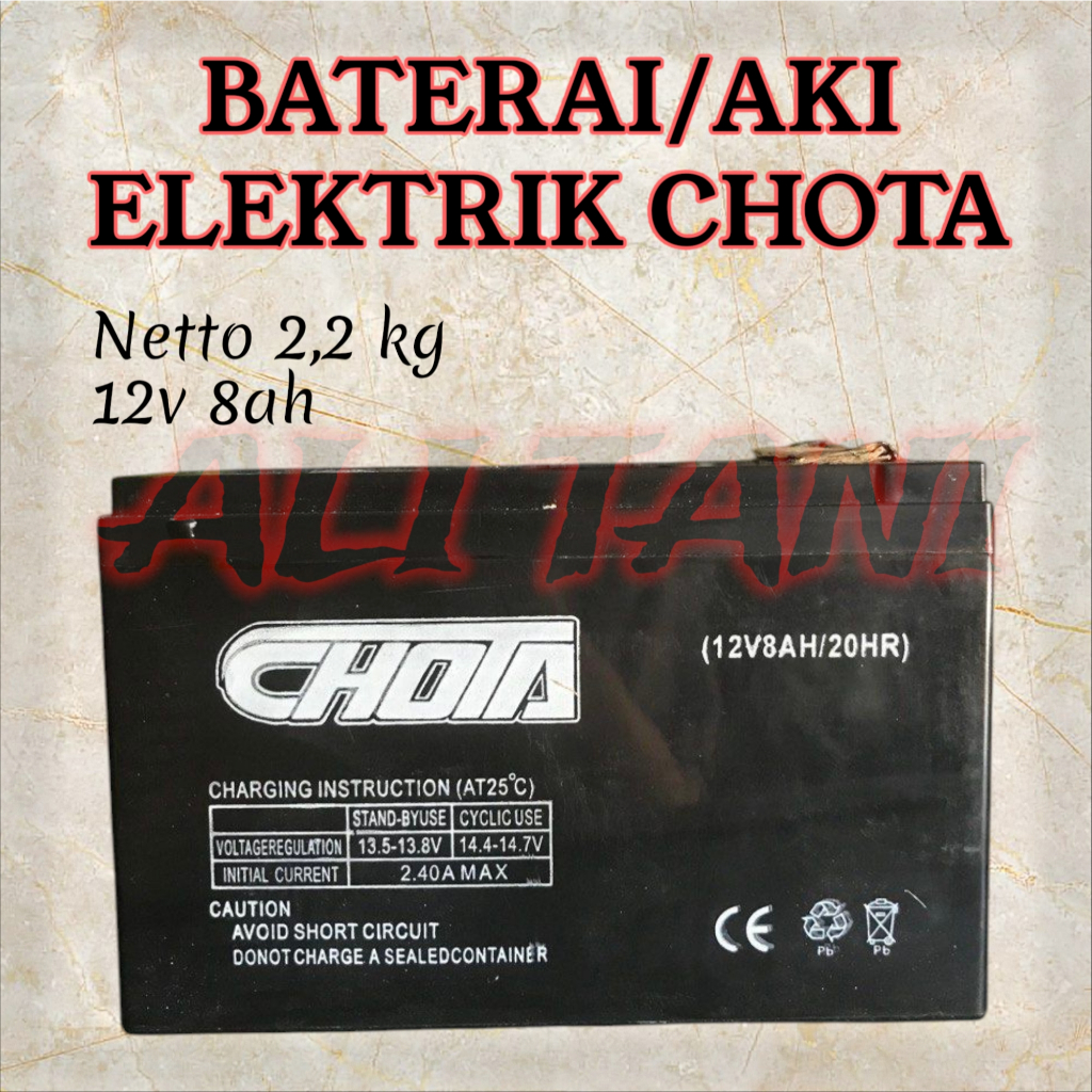 Baterai/Aki CHOTA GOLDEN MP Sprayer Elektrik/Sprayer Baterai/Aki Kering