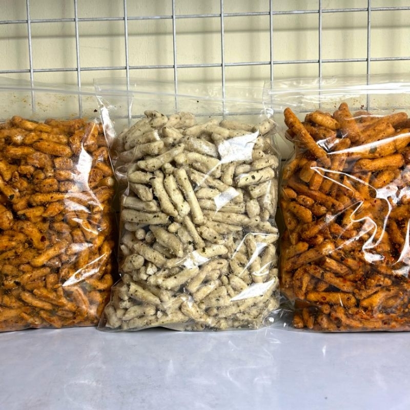 

Basreng Stik Daun Jeruk Rasa Original Pedas Extra Pedas 1kg