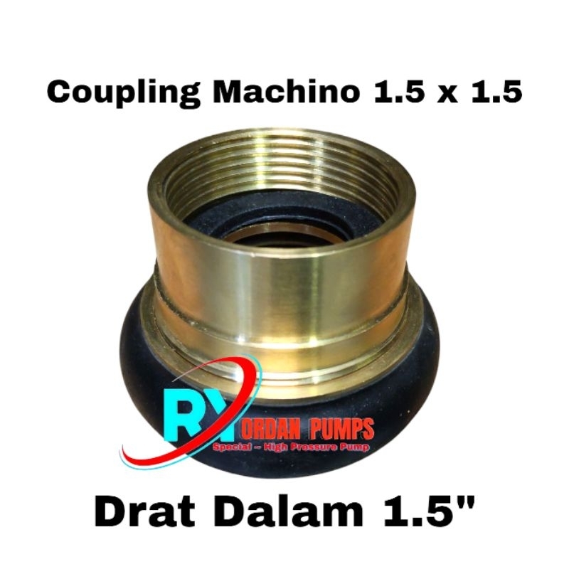 Coupling Machino Ukuran 1.5 x 1.5 || 2 x 2 || 2.5 x 2.5 Drat Dalam