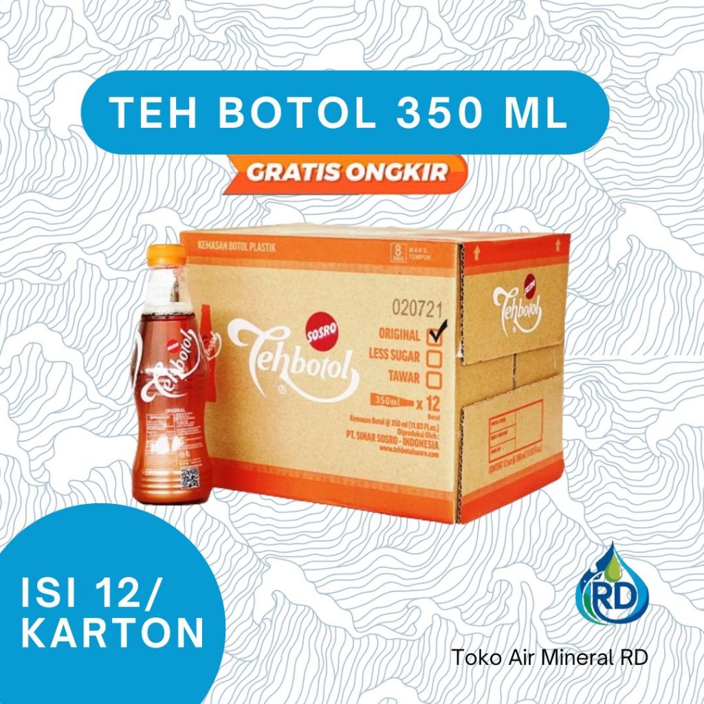 

RD - TEH BOTOL SOSRO 350 ML - Minuman Kemasan Manis