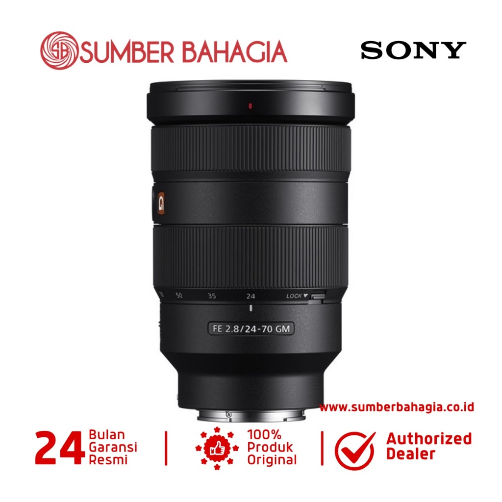 Sony FE 24-70mm F2,8 G-Master GM Lensa