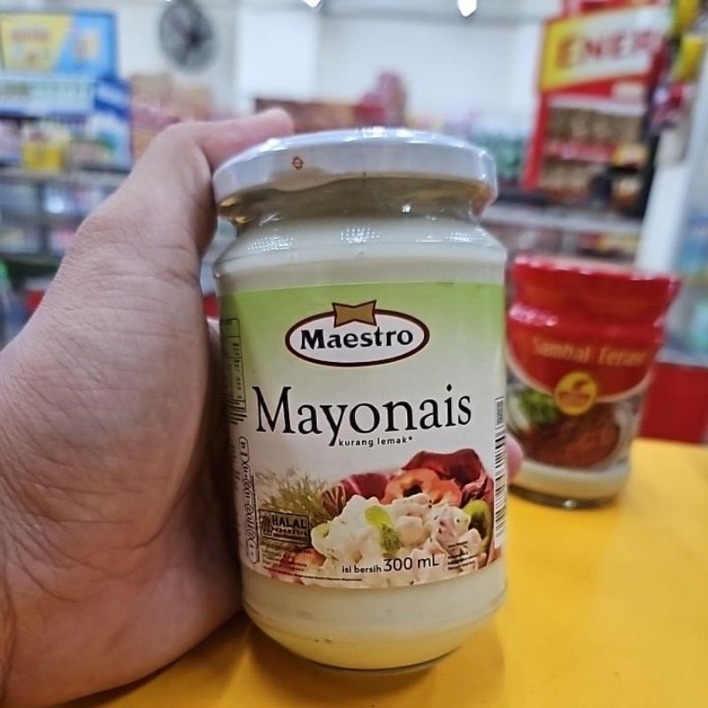 

ED 01.26 - JAR 300ML - MAESTRO MAYONAIS MAYONES / SALAD DRESSING BUMBU SALAD /461254 TOPLES KACA