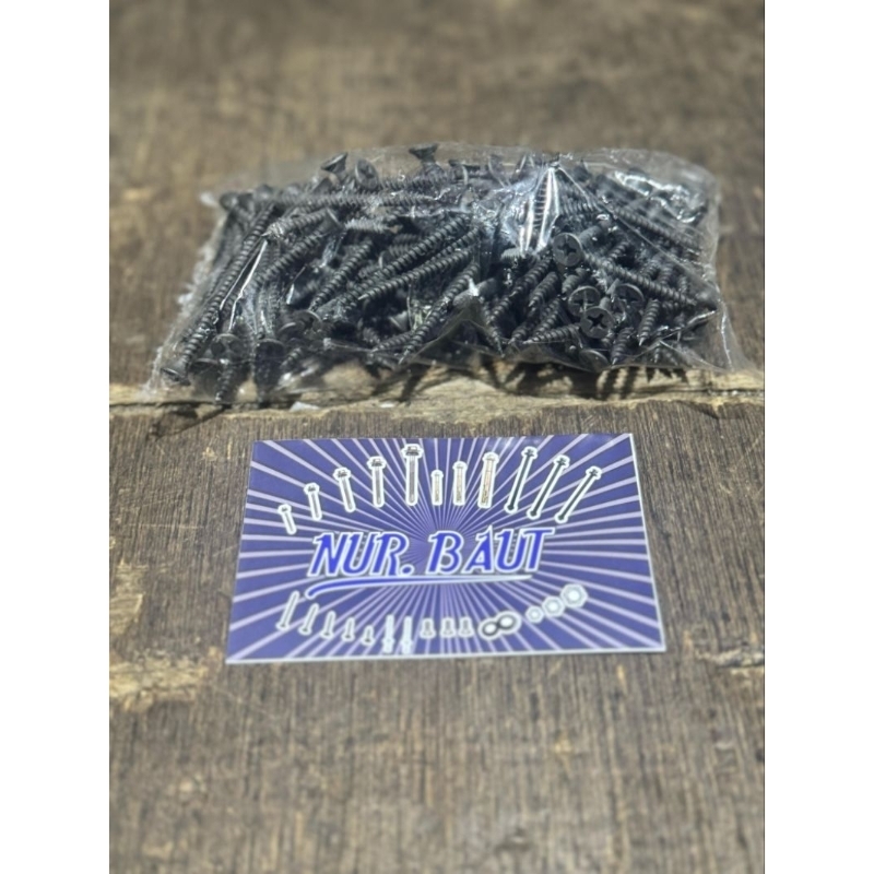 1Palstik Sekrup Hitam 5CM 2” HAFAS/Sekrup Gypsum 5CM HAFAS