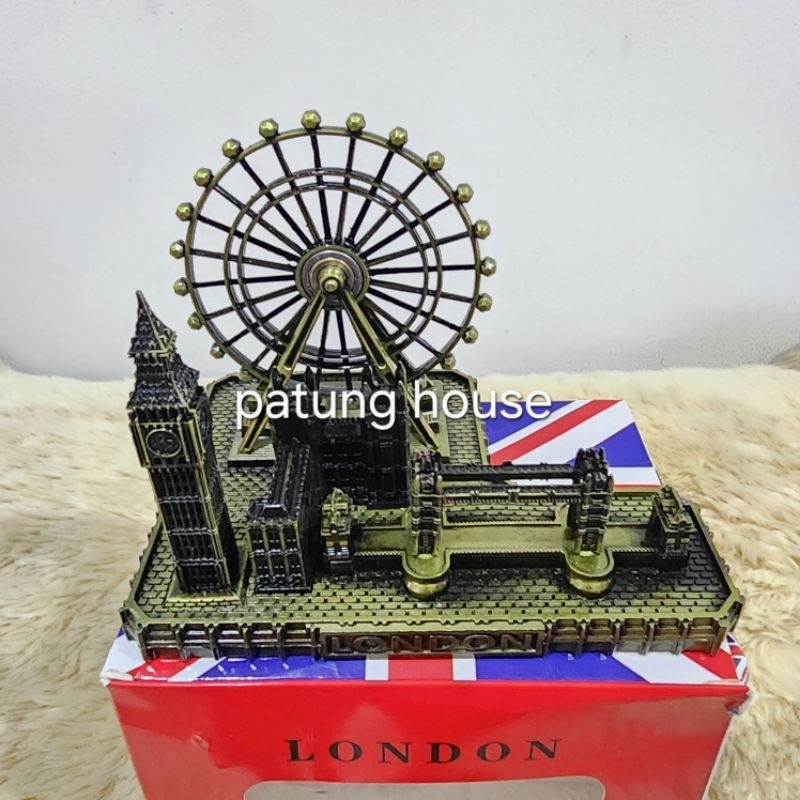 Miniatur London Icon Bigben London Eye London Bridge