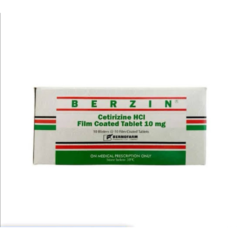 BERZIN ( 1 BOX = 10 STRIP = 100 TABLET )