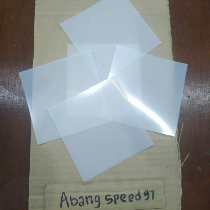 mika bias mika putih susu 10cm ×10 cm mika perata cahaya spidometer kalkulator jam digital timbangan