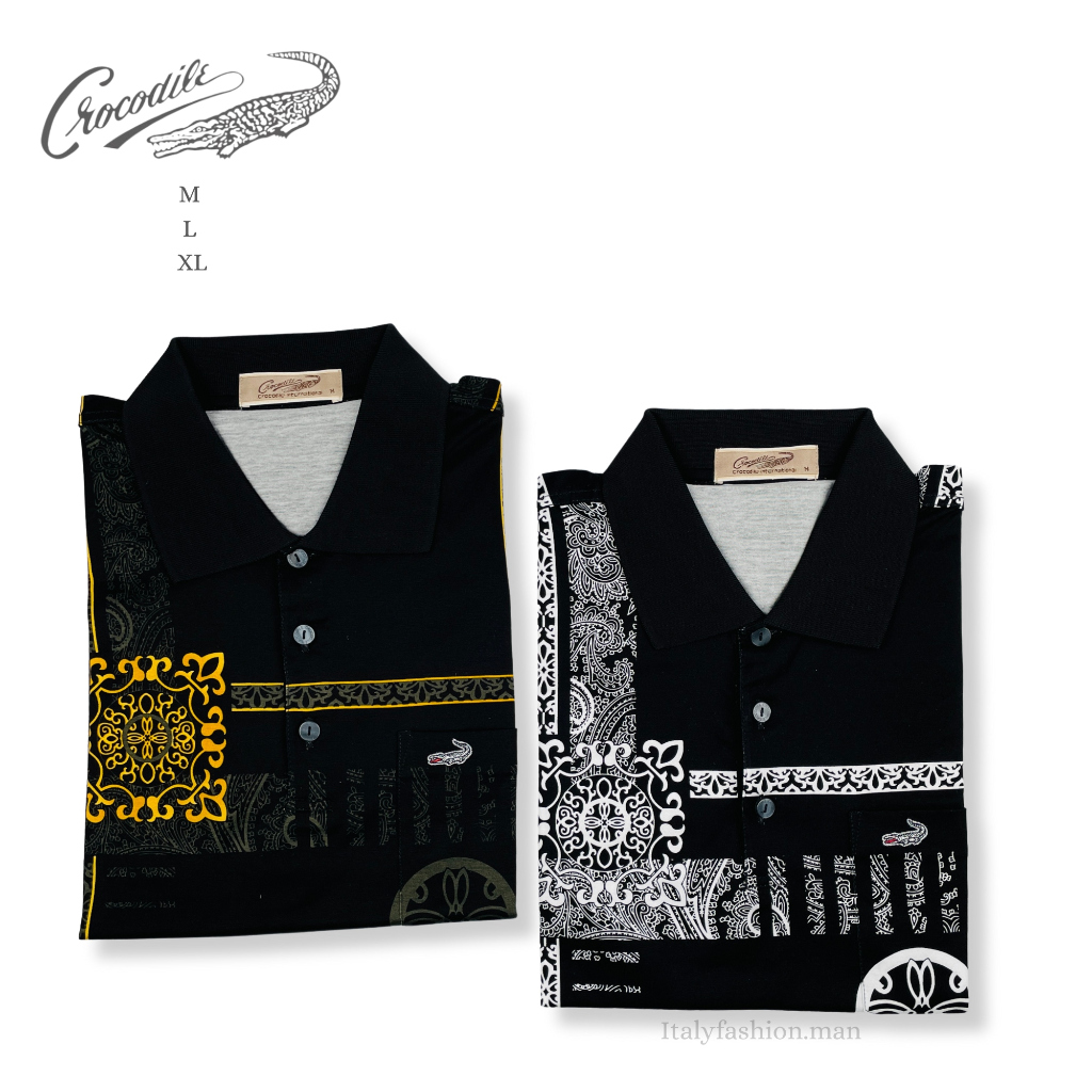 CROCODILE Kaos Polo Pendek Platinum Pria 1867 Original