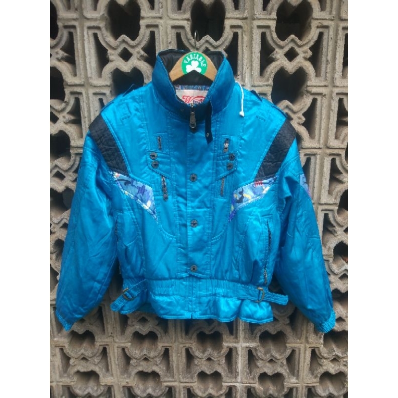 jaket motor pria wanita vintage windex pro size L konds like a new