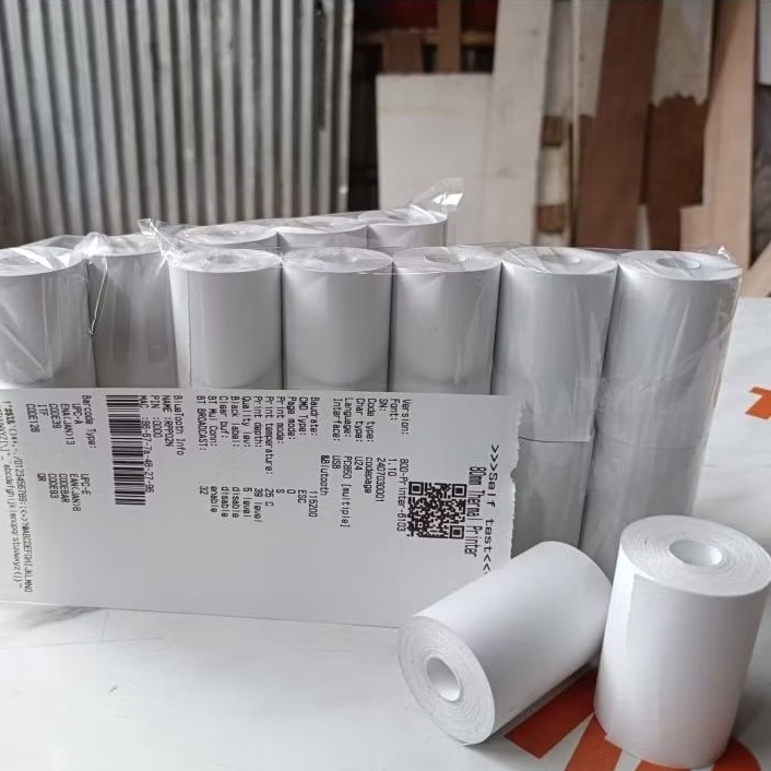 

Kertas kasir thermal 58x40mm corelles isi 20roll berat 1kg