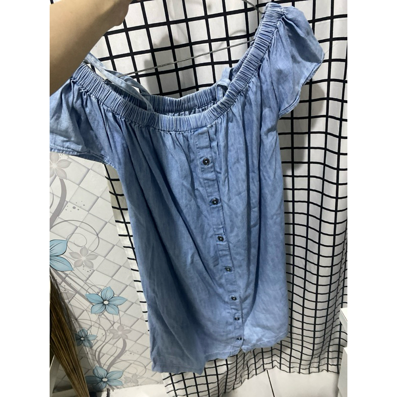 midi dress GAP denim