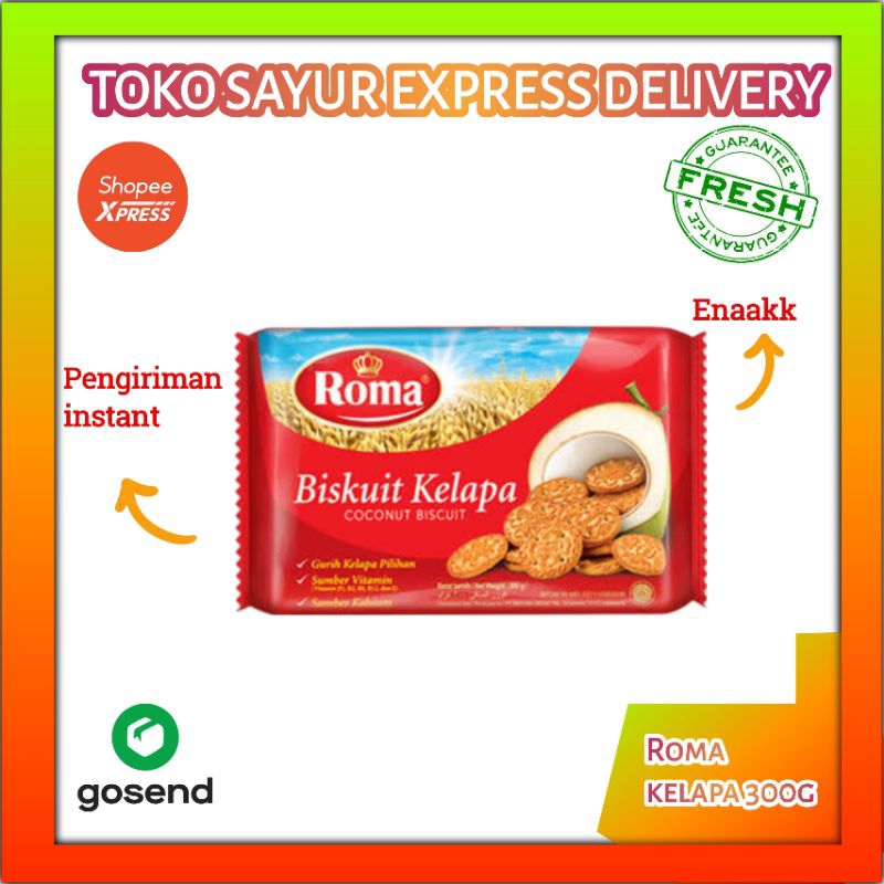 

Roma Biskuit Kelapa 300g - Sayur Segar Palembang